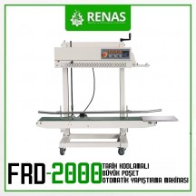 FRD-2000 - Dikey Tarih Kodlamalı Seri Büyük Poşet Yapıştırma Makinası