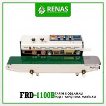 FRD-1100B - Boyalı Gövde Tarih Kodlamalı Otomatik Poşet Ağzı Yapıştırma Makinası