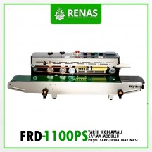 FRD-1100PS - Sayıcılı Kodlamalı Paslanmaz Gövde Seri Poşet Ağzı Yapıştırma Makinası