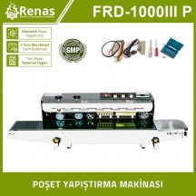 FRD-1000 P - Paslanmaz Gövde Tarih Kodlamalı Seri Poşet Yapıştırma Makinası