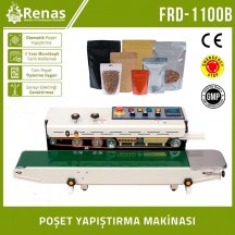 FRD-1100B - Boyalı Gövde Tarih Kodlamalı Otomatik Poşet Ağzı Yapıştırma Makinası