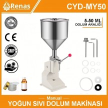 CYD-MY50 - Manual Yoğun Sıvı Dolum Makinası  5-50 ml