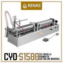 CYD-S1500 - Tek Nozullu Endüstriyel Sıvı Dolum Makinası - 200-1500ml