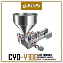 CYD-Y100 - Yarı Otomatik Yoğun Sıvı Dolum Makinası - 10-100ml