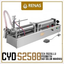 CYD-S2500 - Tek Kafalı Sıvı Dolum Makinası - 300-2500ml