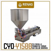 CYD-Y1500 - Tek Nozullu Yoğun Sıvı Dolum Makinası  200-1500ml