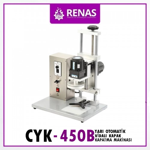 CYK-450B Yarı Otomatik Kapak Kapatma Makinası