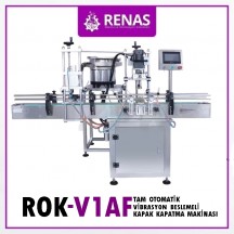 ROK-V1AF - Tam Otomatik Vidalı Kapak Kapatma Makinası -150mm