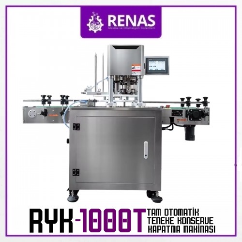  RYK-1000 T   Fully Automatic Tin Can Seamer Machine