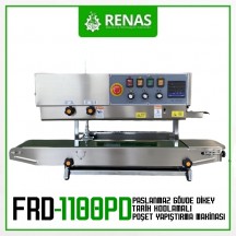 FRD-1100PD - Dikey Paslanmaz Gövde Seri Poşet Ağzı Yapıştırma Makinası