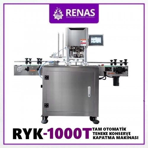  RYK-1000 T   Fully Automatic Tin Can Seamer Machine