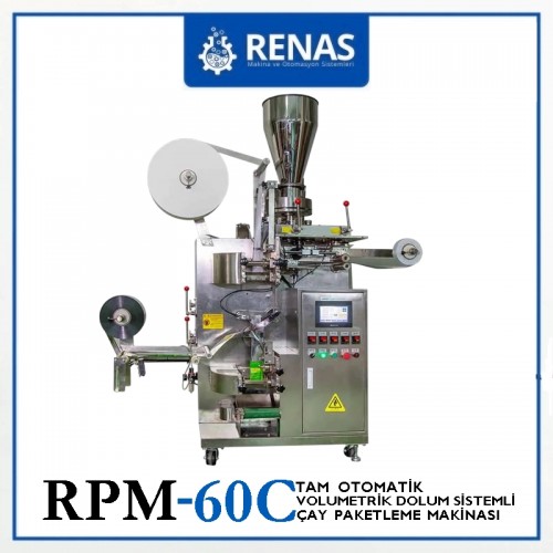 RPM60C - Tam Otomatik Çay Paketleme Makinası - 1-5gr