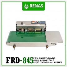 FR-845 - Geniş Konveyörlü Otomatik Poşet Yapıştırma Makinası