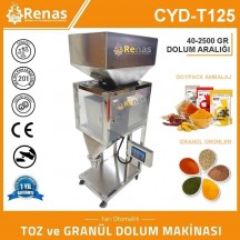 CYD-T125 - Yarı Otomatik Terazili Dolum Makinası  40-2500 GR