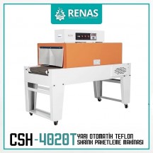 CSH-4020T Teflon Konveyörlü Isı Tünelli Shrink Paketleme Makinası 