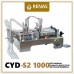 CYD-S2-1000 - Yarı Otomatik 2 Nozullu Sıvı Dolum Makinası - 100-1000ml