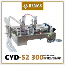 CYD-S2-300 - Çift Kafalı Sıvı Dolum Makinası - 20-300ml