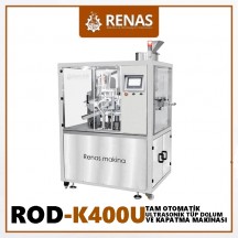 ROD-K400U - Ultrasonik Endüstriyel Krem Tüp Dolum ve Yapıştırma Makinası