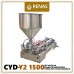 cost of CYD-Y2-1500 Semi Automatic 2 Nozzle Liquid Filling Machine - 200-1500ml in turkey